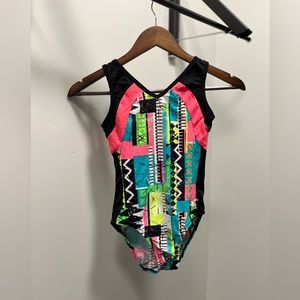 Fun neon colors GK leotard Adult extra small!